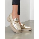 Resti Women's moccasins gold-plated Goldlove | ePonuda.com