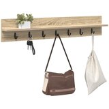  Vješalica za kapute na zidu Sonoma hrast 100 x 10,5 x 18 cm | shoptok.hr