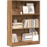 vidaXL Knjižna omara artisan hrast 80x24x109 cm inženirski les Cene