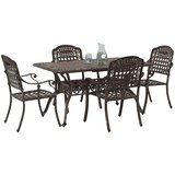  Vrtni set za objed 5 pcs Bronzana Aluminij | shoptok.hr