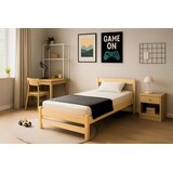 Molarem Home Drveni dječji krevet Aleks - svijetlo drvo - 160x80 cm | shoptok.hr
