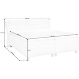 Esposa OBLAZINJENA POSTELJA 160 cm x 200 cm , tekstil bela | Shoptok.si