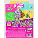 Barbie Extra - lutka v modri jakni z naborki in s hišnim ljubljenčkom krokodilom | Shoptok.si