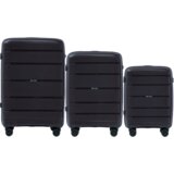 WINGS HAWFINCH set kofera, crni | shoptok.hr