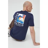 North Sails Bombažna kratka majica mornarsko modra barva