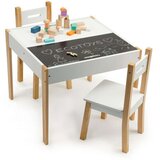 ECO TOYS ecotoys stol sa spremnikom za igračke i dvije stolice | shoptok.hr