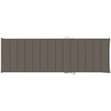  Jastuk za ležaljku smeđesivi 200 x 60 x 3 cm od tkanine Oxford | shoptok.hr