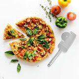  Rezač za pizzu s diskom za rezanje, zubima za rezanje rubova i lopaticom sa stezaljkom Slike