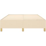  Okvir za krevet s oprugom krem 140 x 190 cm od tkanine | shoptok.hr
