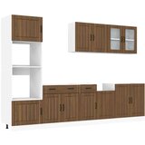  7-dijelni set kuhinjskih ormarića Kalmar konstruiranog drva | shoptok.hr