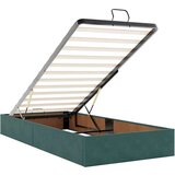 vidaXL Otomanski posteljni okvir z vzmetnicami zelen 160x200 cm žamet, (21610997) | Shoptok.si