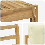  Set vanjskih sofa 4 kom. Bijela i krem | shoptok.hr