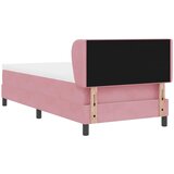  Krevet s opruga kutije Ružičasta 80 x 200 cm Baršun | shoptok.hr