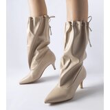 Gemre Beige stiletto boots Deserres | Shoptok.si