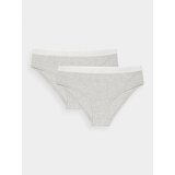 4f Women's Underwear Panties (2 Pack) - Grey | shoptok.hr