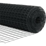 vidaXL Evropska ograja z 13 stebri 0.6x50 m pocinkano jeklo sivo | Shoptok.si