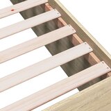 vidaXL Okvir za krevet boja hrasta 75x190 cm od konstruiranog drva | shoptok.hr