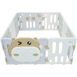  Modularna ogradica za bebe sa lopticama Hippo - bijelo/smeđa | Shoptok.si