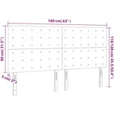  LED uzglavlje tamnozeleno 160x5x118/128 cm baršunasto | shoptok.hr