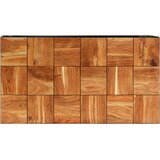  Stolić za kavu 110 x 60 x 40 cm od bagremovog drva i čelika | shoptok.hr