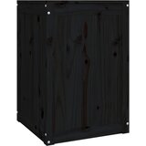  Kutija za rublje crna 44x44x66 cm od masivne borovine | shoptok.hr