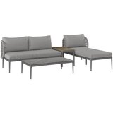 Ambia Garden LOUNGE GARNITURA tkanina aluminij | Shoptok.si