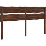  Uzglavlje s prirodnim rubom ROSTOCK Tamno smeđa 180 cm | shoptok.hr