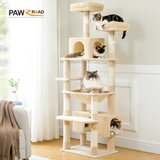 PAWZ Road Velik mačji drevesni stolp, 5+ plasti, sisalni praskalniki, več peresnikov, AMT0204BG, L, (5000161405) | Shoptok.si