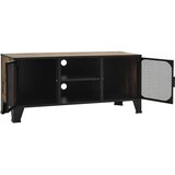 TV ormarić rustični smeđi 105 x 36 x 47 cm od metala i MDF-a | Eponuda.com