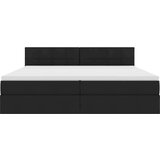 vidaXL krevet s madracem i skladištem s madracem crna 200 x 200 cm | shoptok.hr