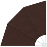  Zaslon za privatnost na balkonu 210 x 210 cm Poliester Smeđa | shoptok.hr