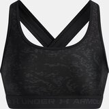 Under Armour Women's bra Crossback Mid Print-BLK - Women's Cene