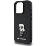Karl Lagerfeld originalen ovitek iphone 16 pro max - glitter iml nft iconic - črn ovitek z bleščicami- KLHCP16XGKNPSK Cene