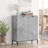 vidaXL Ormarić / Komoda Beton siva 69.5 x 33 x 82 cm Konstruirano drvo | shoptok.hr
