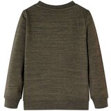  Dječja topla majica tamna kaki prošarana 116 | shoptok.hr