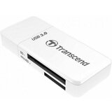 Transcend Card reader, Mini F5, USB3.0, SD/MicroSD SDHC/SDXC/UHS-I, Black ( TS-RDF5K ) Cene