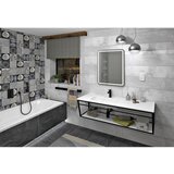 Sapho Bijelo/crno metalno zidno postolje ispod umivaonika 158x40 cm Aruba – | shoptok.hr