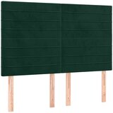 Okvir za krevet bez madraca tamnozeleni 140x190 cm baršunasti | shoptok.hr
