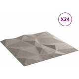  Zidne panele 24 pcs Betonska siva 50 x 50 cm XPS pjena | Eponuda.ba