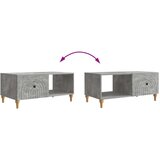  Klubska miza Betonsko siva 90 x 50 x 40 cm Inženirski les, (5000295486) | Shoptok.si