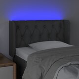  LED uzglavlje tamnosivo 83x16x78/88 cm od tkanine | Eponuda.com