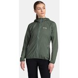 Kilpi Women's ultralight outdoor jacket ROSA-W Dark green | shoptok.hr