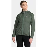 Kilpi Women's ultralight outdoor jacket ROSA-W Dark green