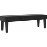  Krevet s opruga kutije s uzglavljem Crna 200 x 120 cm Baršun | shoptok.hr