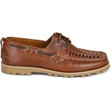 Tommy Hilfiger Mokasini & Jadralni čevlji HILFIGER BRAIDED LTH BOAT SHOE Kostanjeva | Shoptok.si