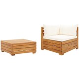 Maison Chic Seti vrtnega pohištva - Vrtna garnitura - Vrtni pohištvo set 2-delna z blazinami trden akacijev les, (21811097) | Shoptok.si