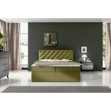 MID.YOU POSTELJA Z VZMETNICO 200 cm x 180 cm , tekstil zelena | Shoptok.si