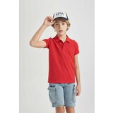 Defacto Boy Regular Fit Polo Neck Pique Polo T-Shirt cene