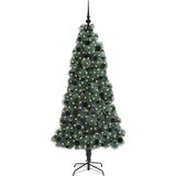  Umjetno božićno drvce s lampicama i setom kuglica Zelena 180 cm | Eponuda.com