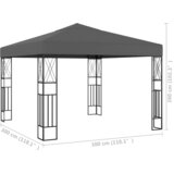  Sjenica od tkanine 3 x 3 m antracit | shoptok.hr
